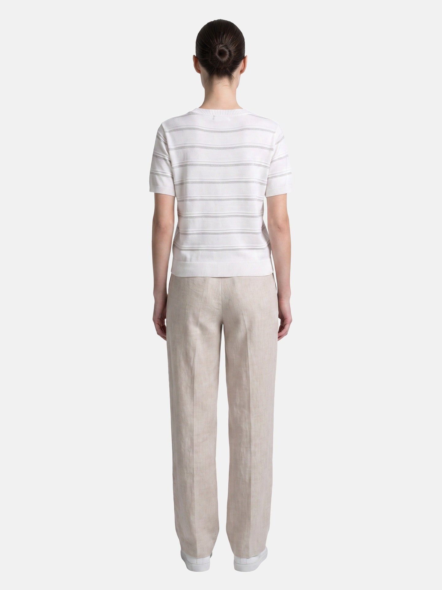 Blusa in Viscosa Bianco