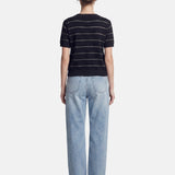Blusa in Viscosa Nero