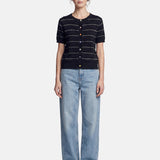 Blusa in Viscosa Nero