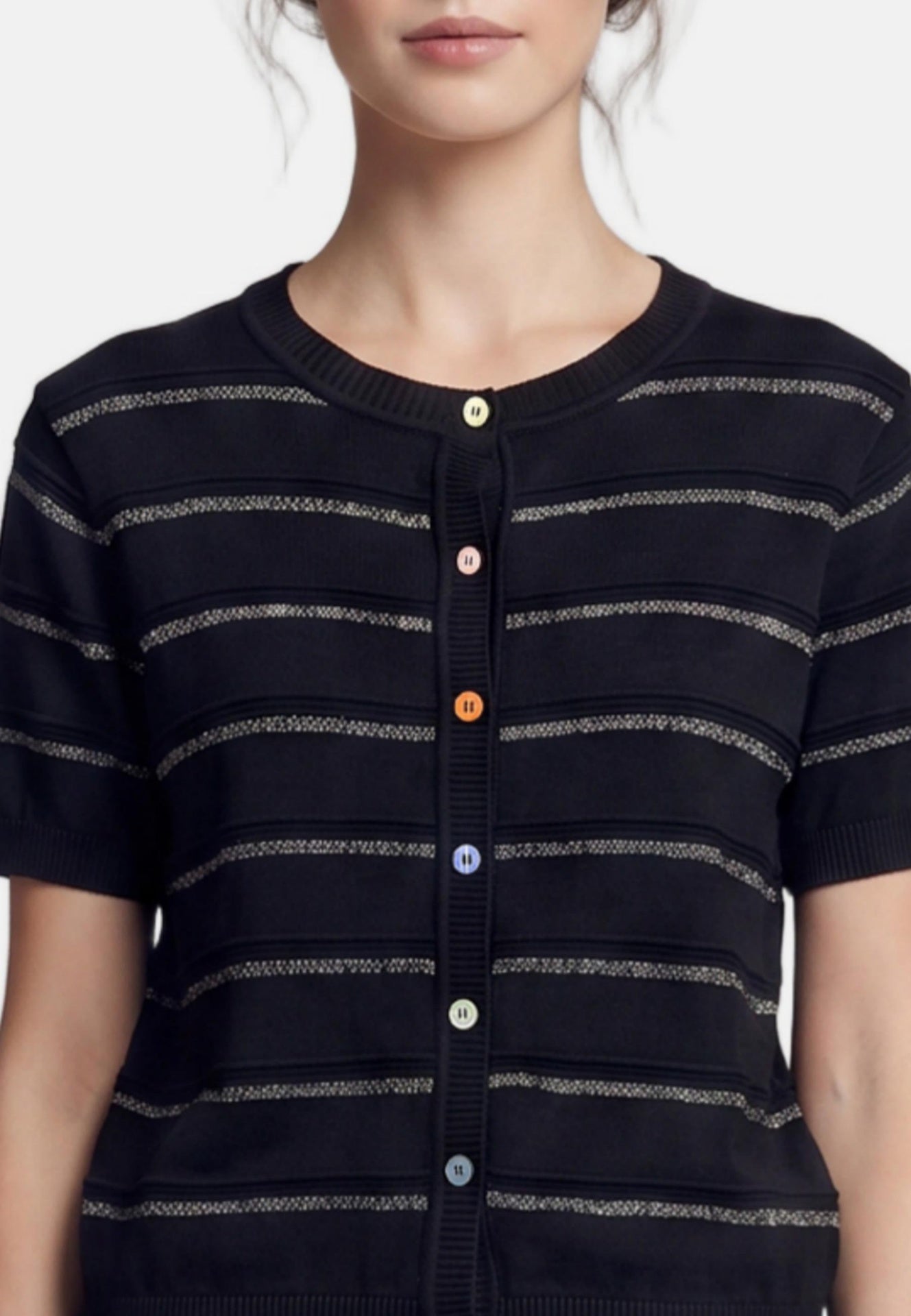 Blusa in Viscosa Nero