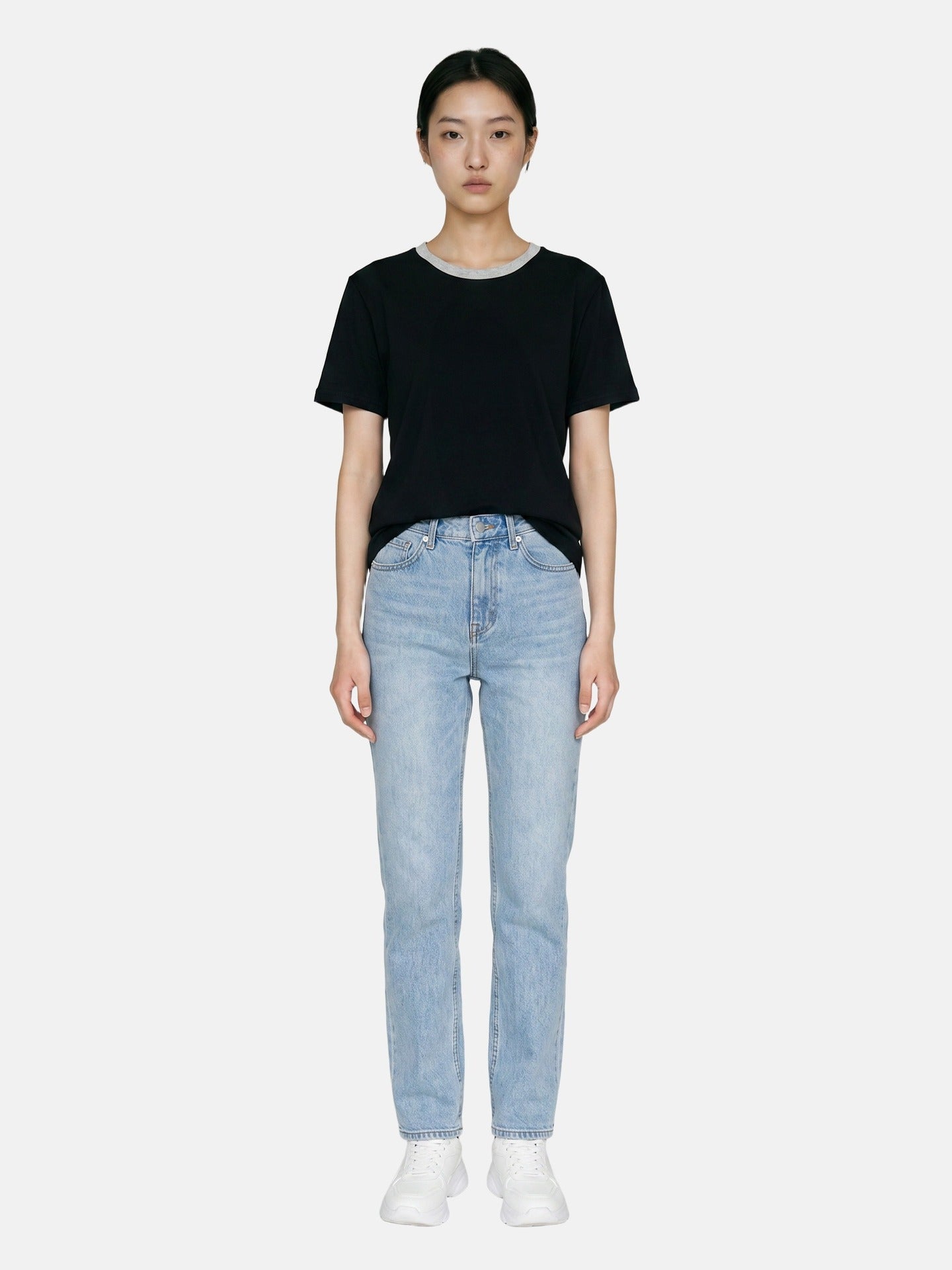 T-shirt in Cotone Nero