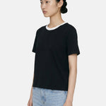 T-shirt in Cotone Nero