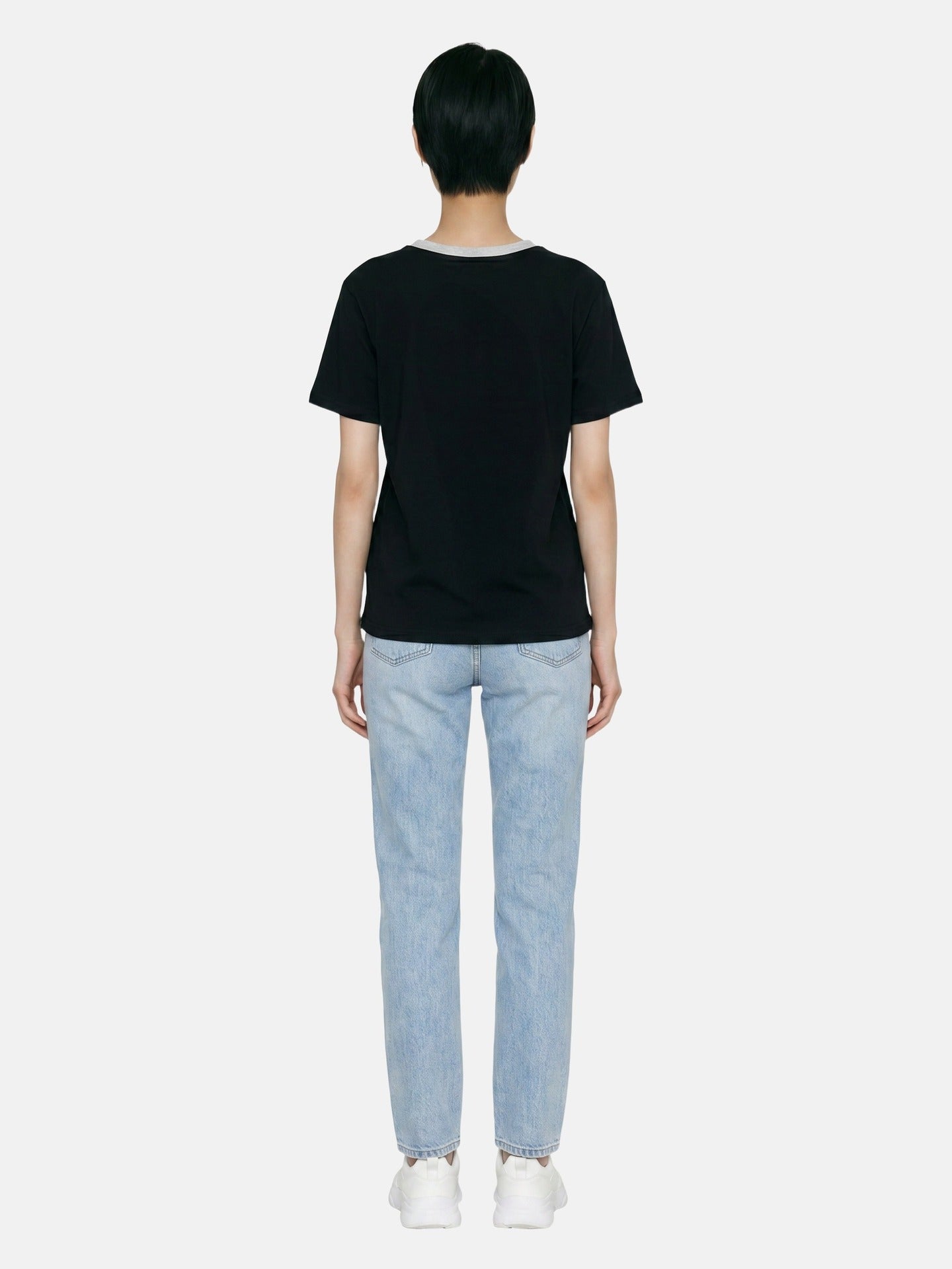 T-shirt in Cotone Nero