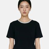 T-shirt in Cotone Nero