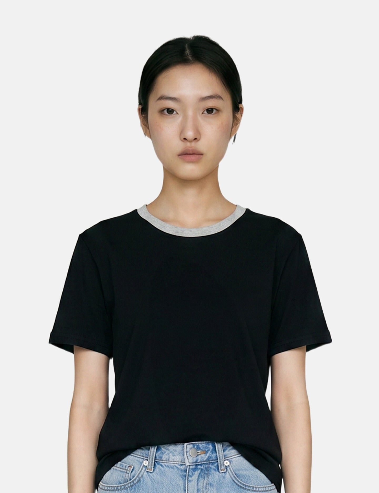T-shirt in Cotone Nero
