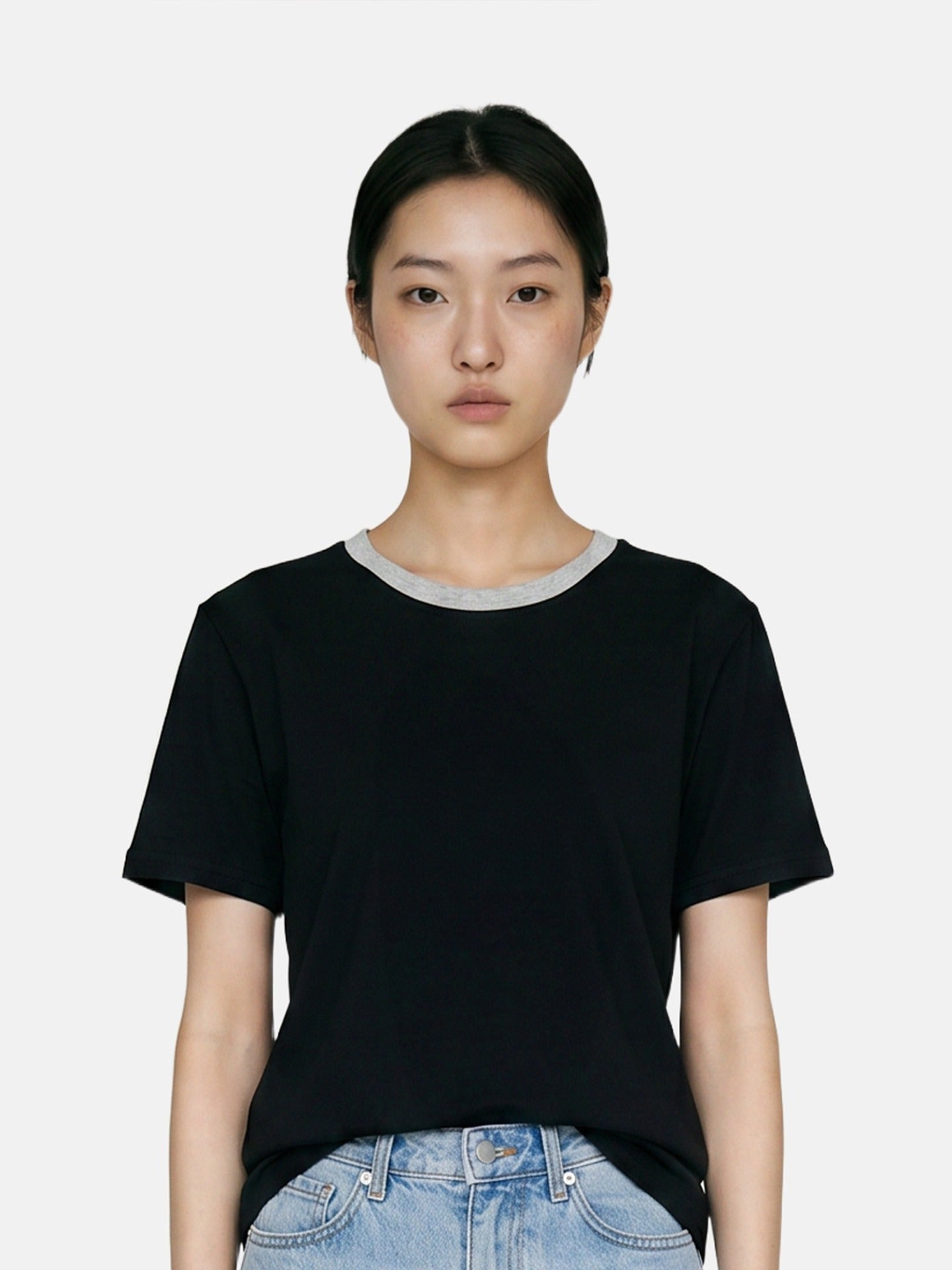 T-shirt in Cotone Nero