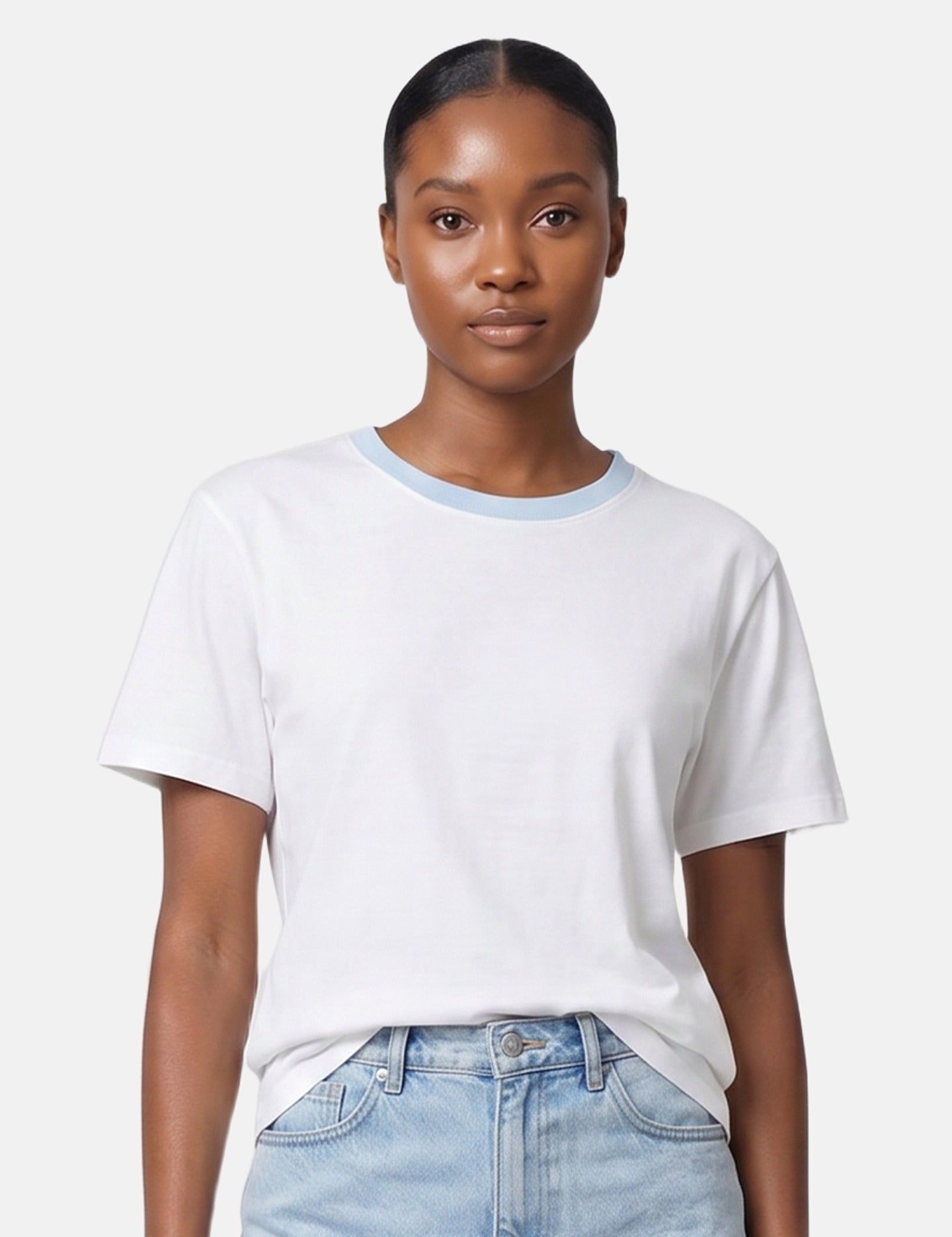 T-shirt in Cotone Blu