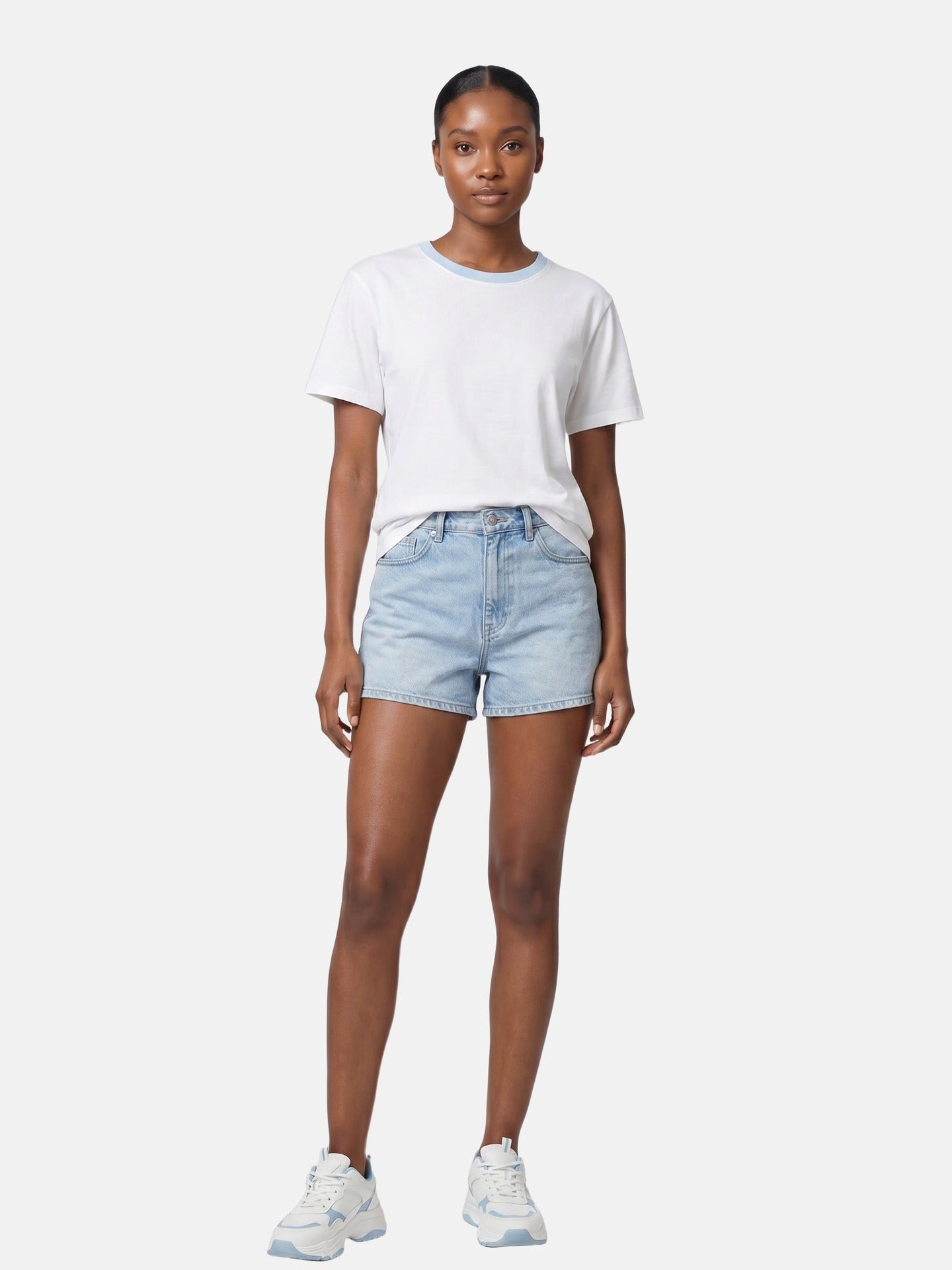 T-shirt in Cotone Blu