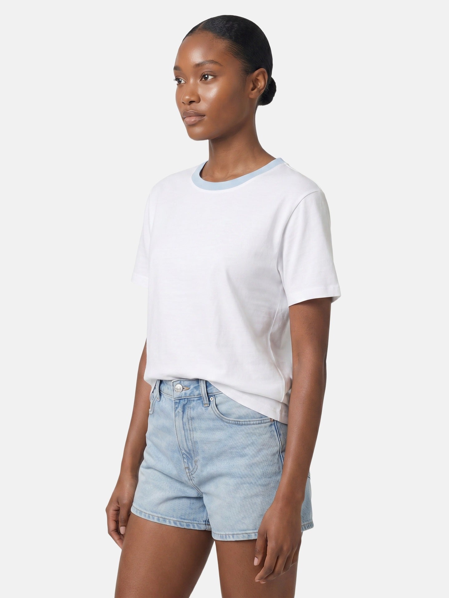 T-shirt in Cotone Blu