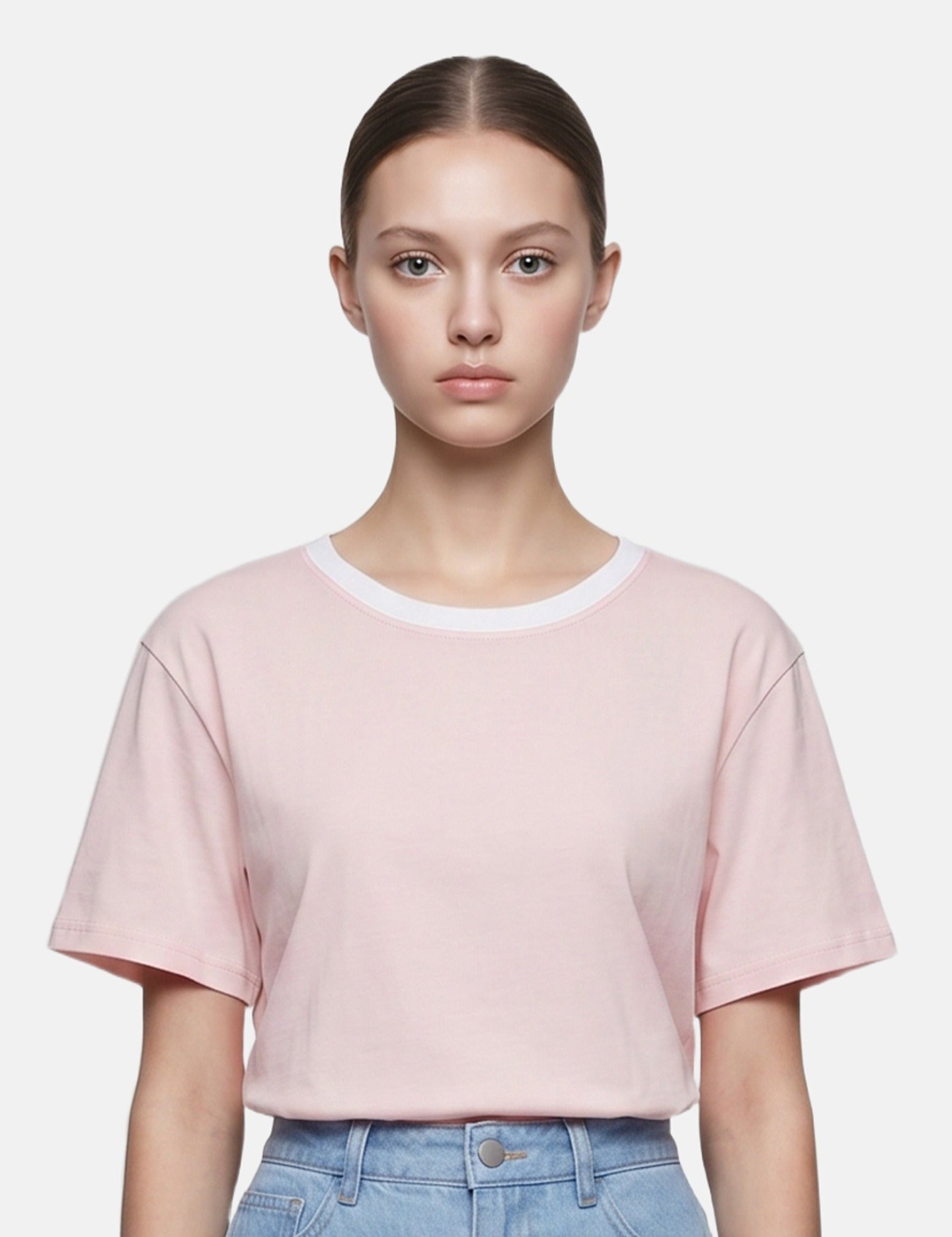 T-shirt in Cotone Rosa
