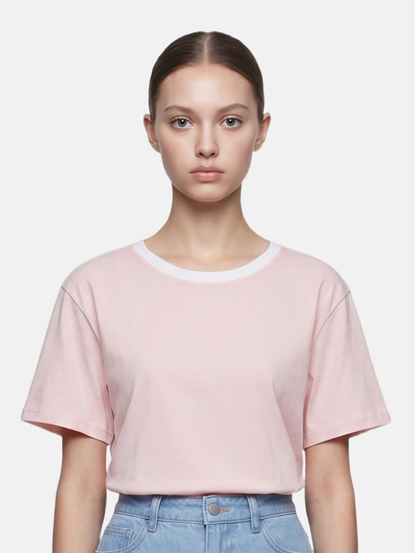 T-shirt in Cotone Rosa
