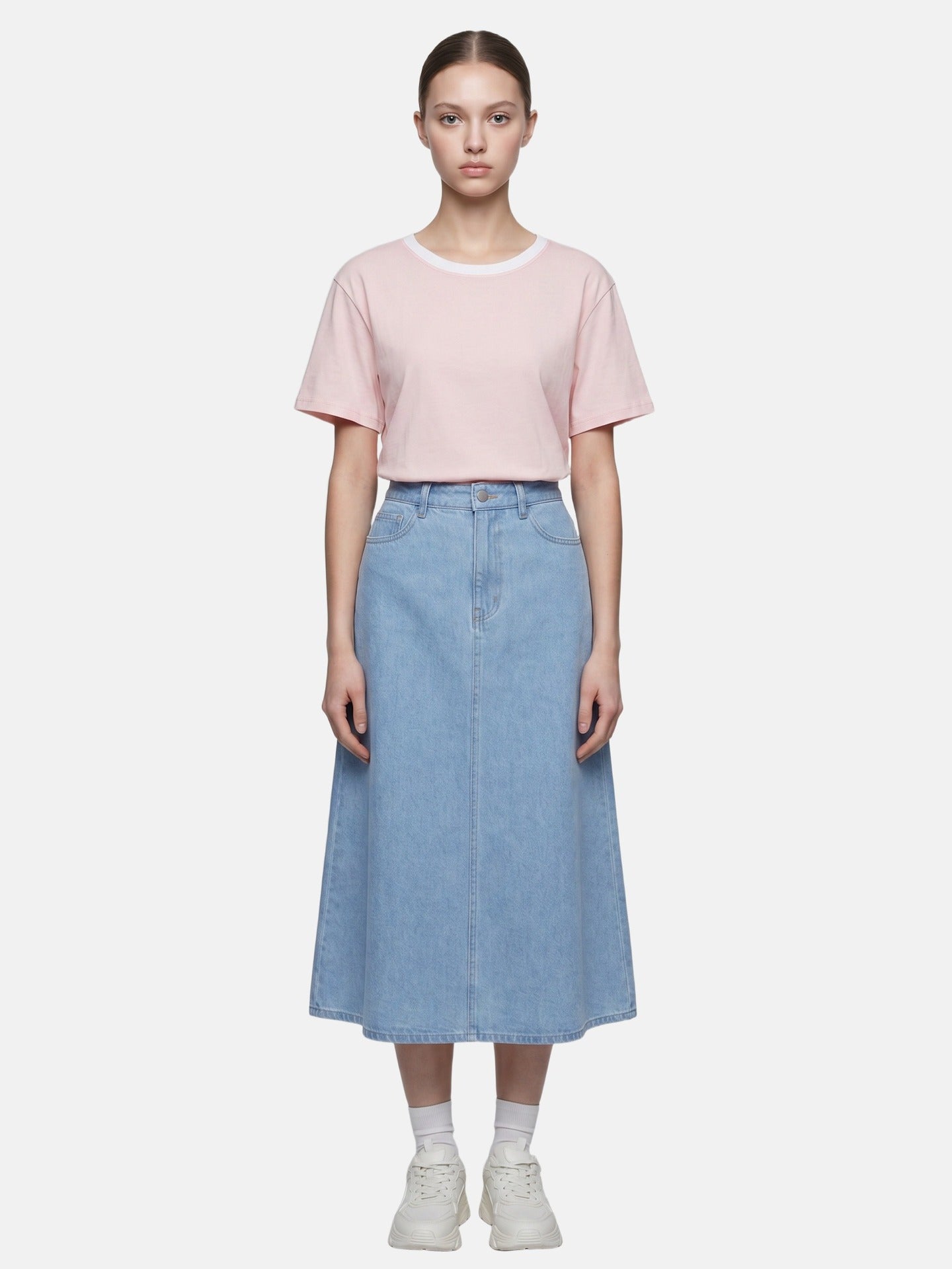 T-shirt in Cotone Rosa
