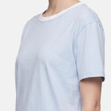 T-shirt in Cotone Azzurro
