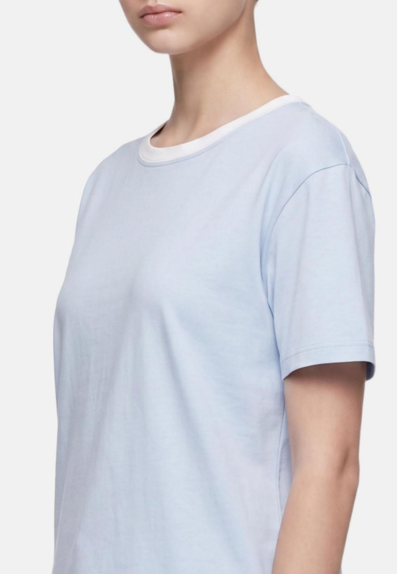 T-shirt in Cotone Azzurro