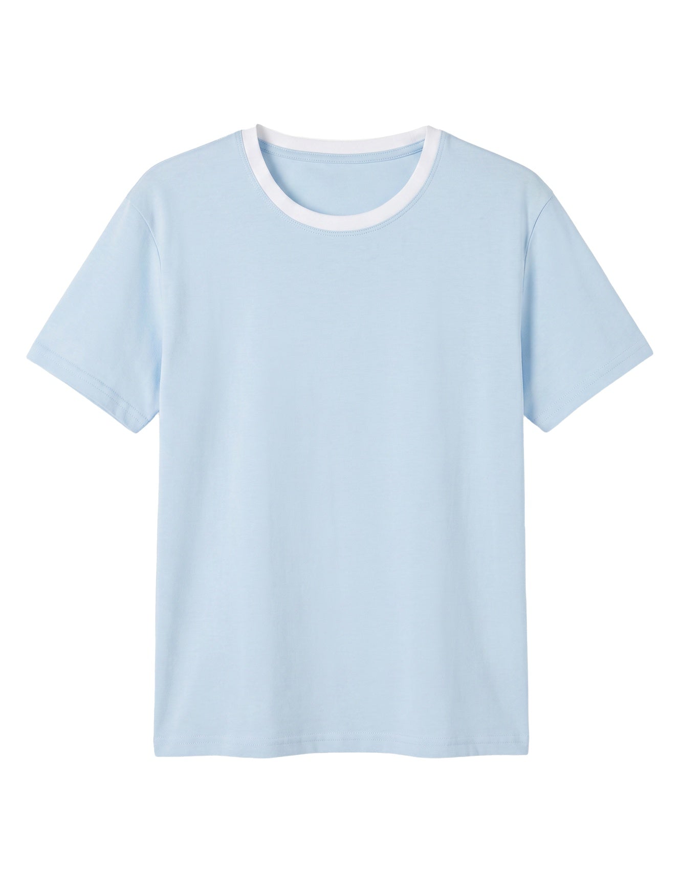 T-shirt in Cotone Azzurro
