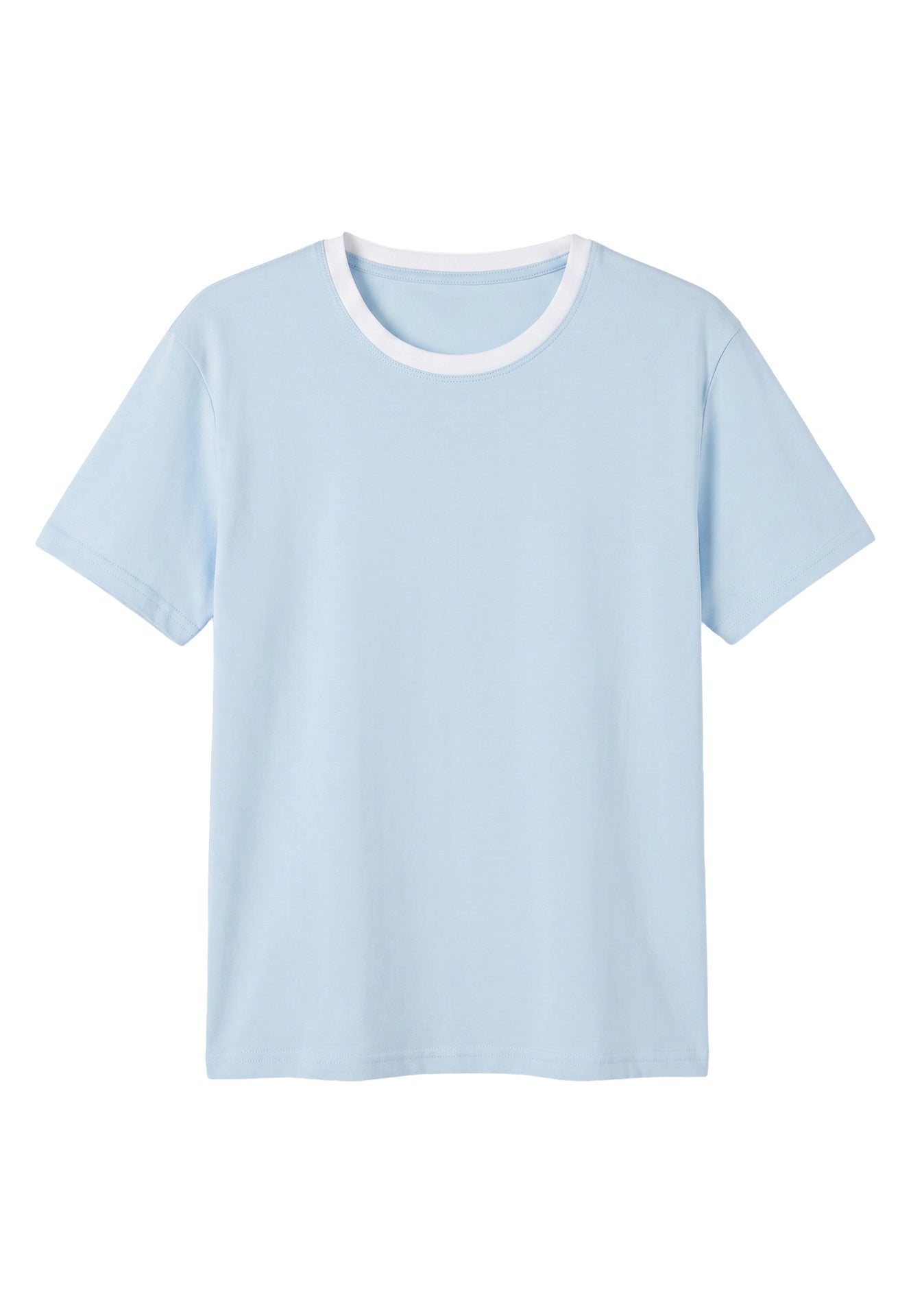 T-shirt in Cotone Azzurro