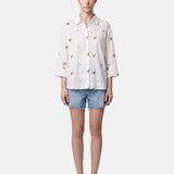 Blusa in Cotone Bianco
