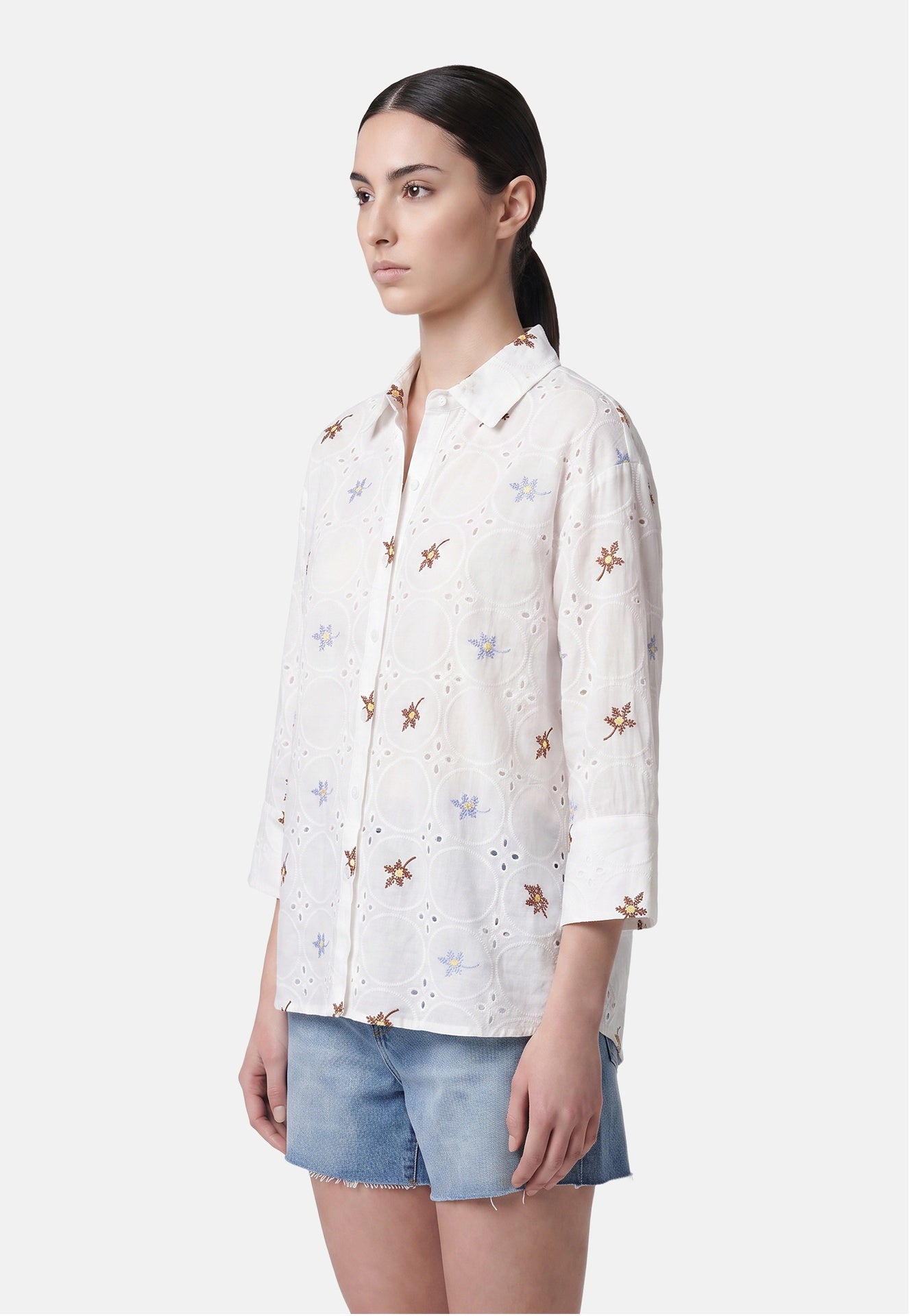 Blusa in Cotone Bianco