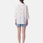 Blusa in Cotone Bianco