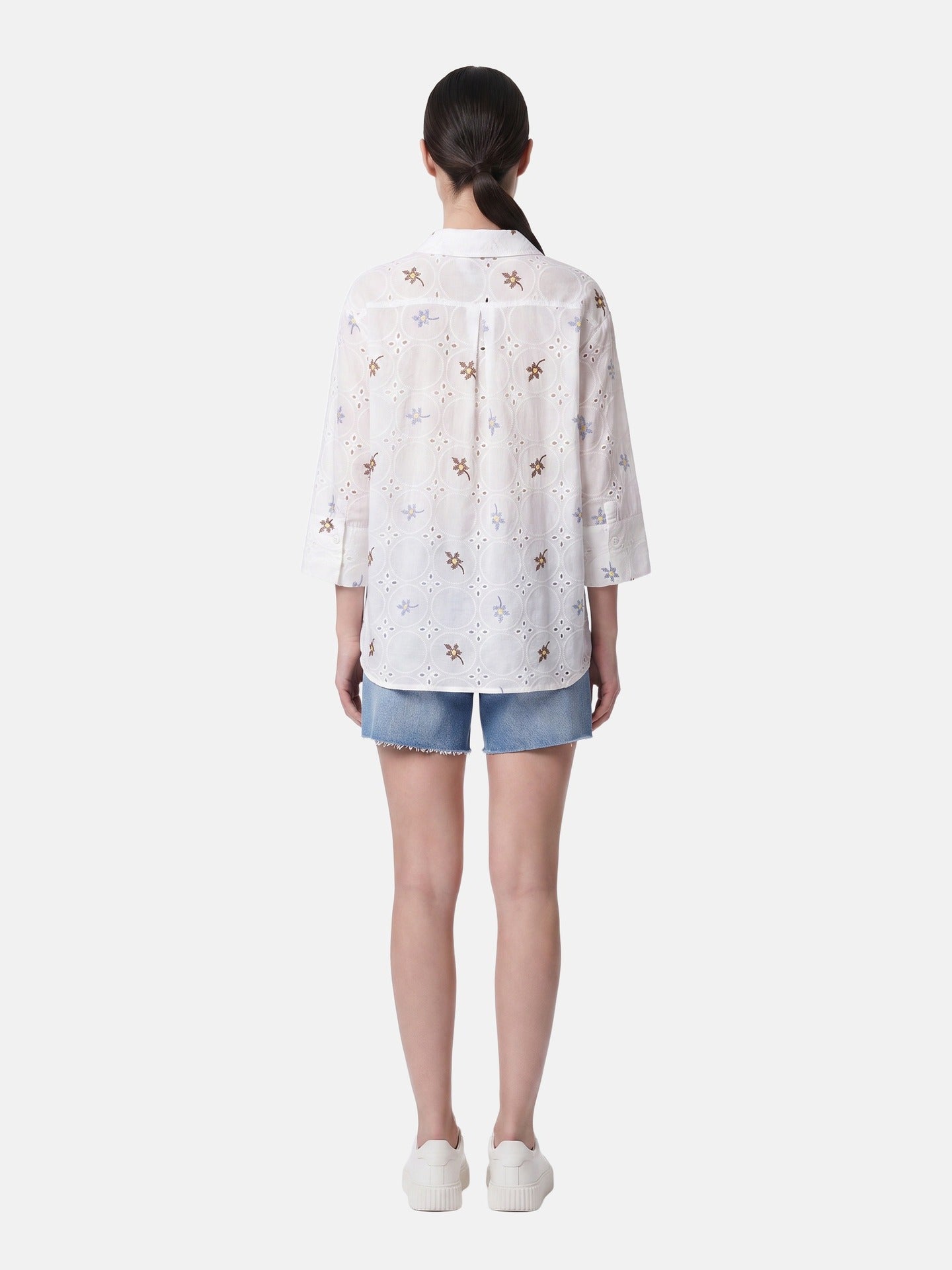 Blusa in Cotone Bianco