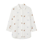Blusa in Cotone Bianco