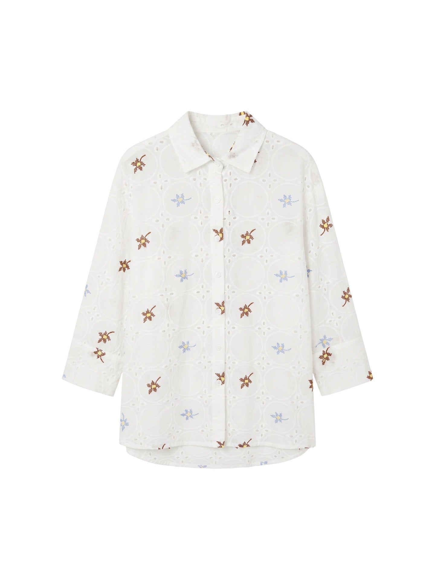 Blusa in Cotone Bianco