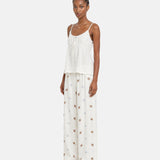 Pantaloni in Cotone Beige