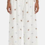 Pantaloni in Cotone Beige