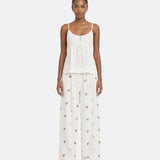 Pantaloni in Cotone Beige