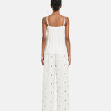 Pantaloni in Cotone Beige