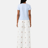 Pantaloni in Cotone Bianco