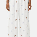 Pantaloni in Cotone Bianco