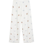 Pantaloni in Cotone Bianco