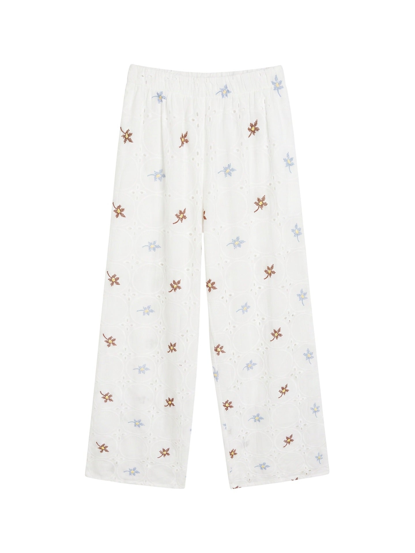 Pantaloni in Cotone Bianco