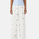 Pantaloni in Cotone Bianco