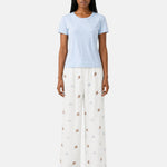 Pantaloni in Cotone Bianco