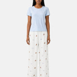 Pantaloni in Cotone Bianco