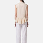 Blusa in 86 Lyocell 14 Poliestere Beige
