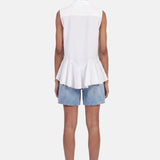 Blusa in 86 Lyocell 14 Poliestere Bianco