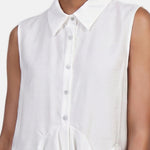 Blusa in 86 Lyocell 14 Poliestere Bianco