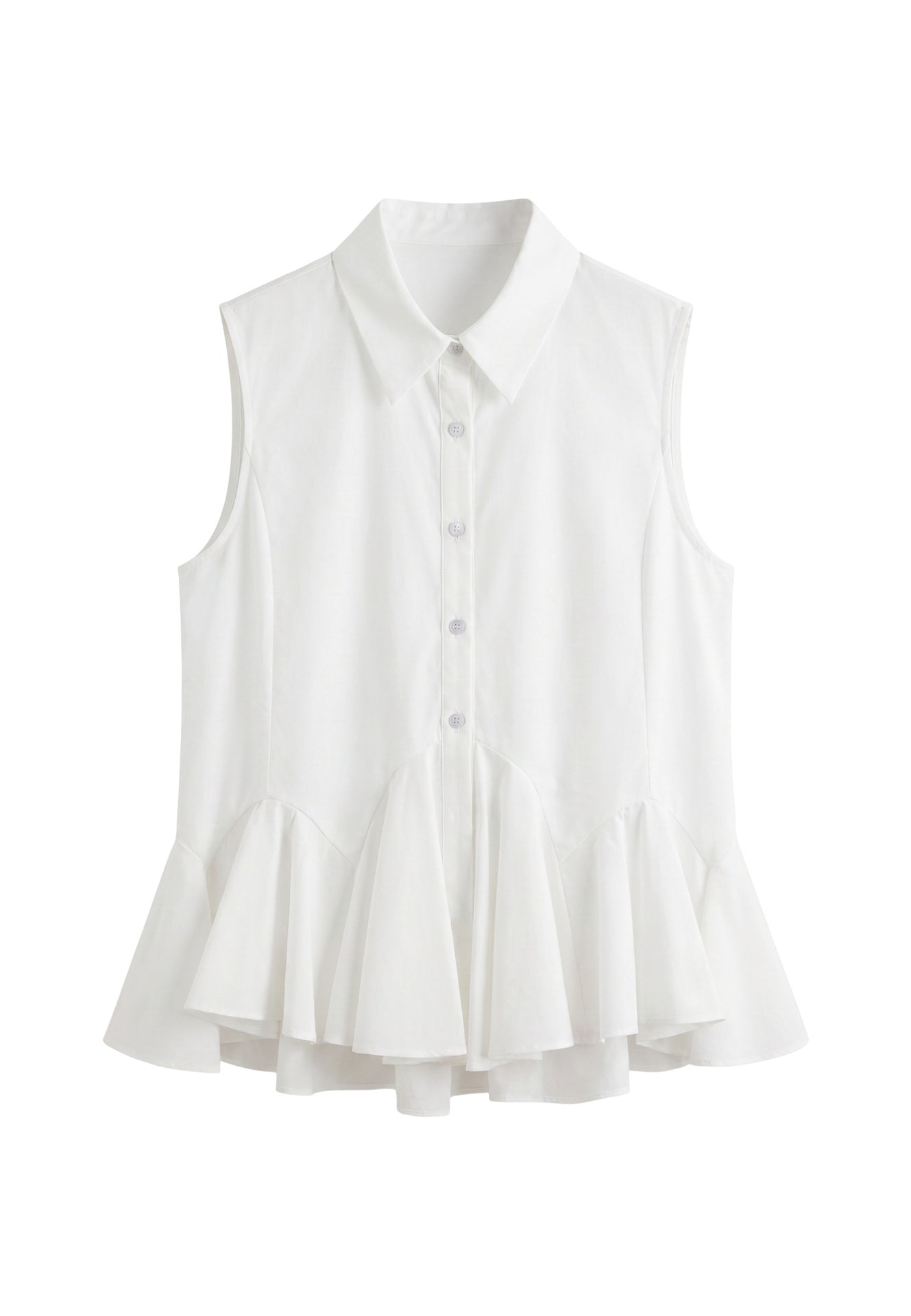 Blusa in 86 Lyocell 14 Poliestere Bianco