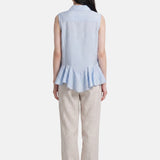 Blusa in 86 Lyocell 14 Poliestere Blu