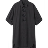 Vestito in Cotone Nero