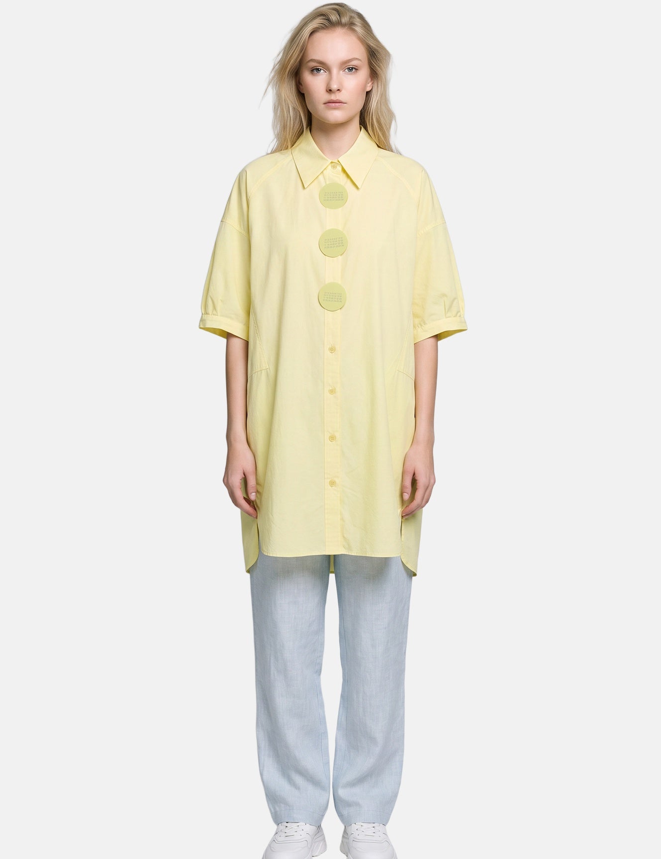 Vestito in Cotone Giallo
