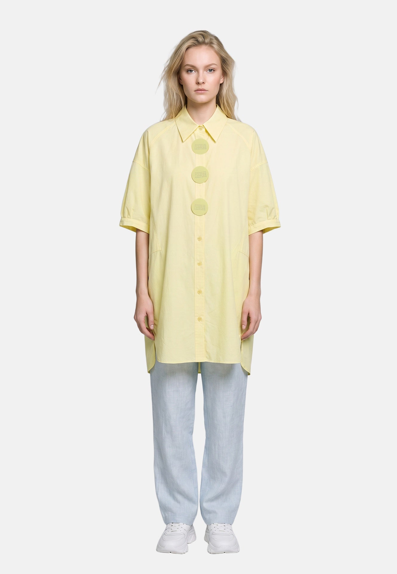 Vestito in Cotone Giallo