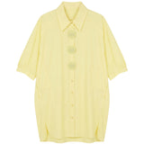 Vestito in Cotone Giallo