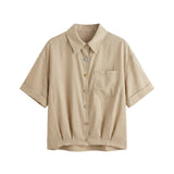 Blusa in 86 Lyocell 14 Poliestere Beige