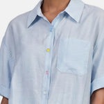 Blusa in 86 Lyocell 14 Poliestere Blu
