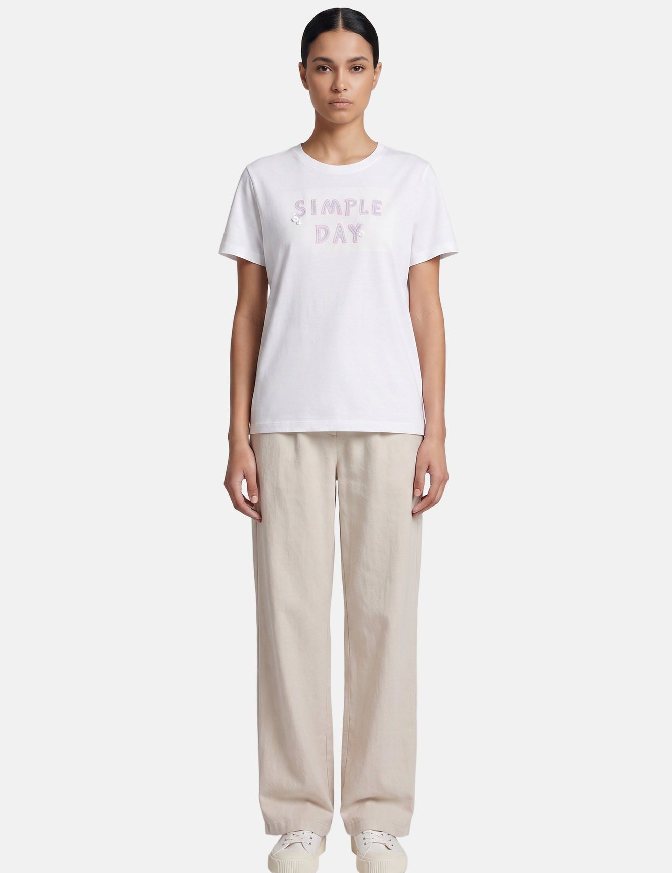 T-shirt in 83,4% Cotone 16,6% Poliammide Blu