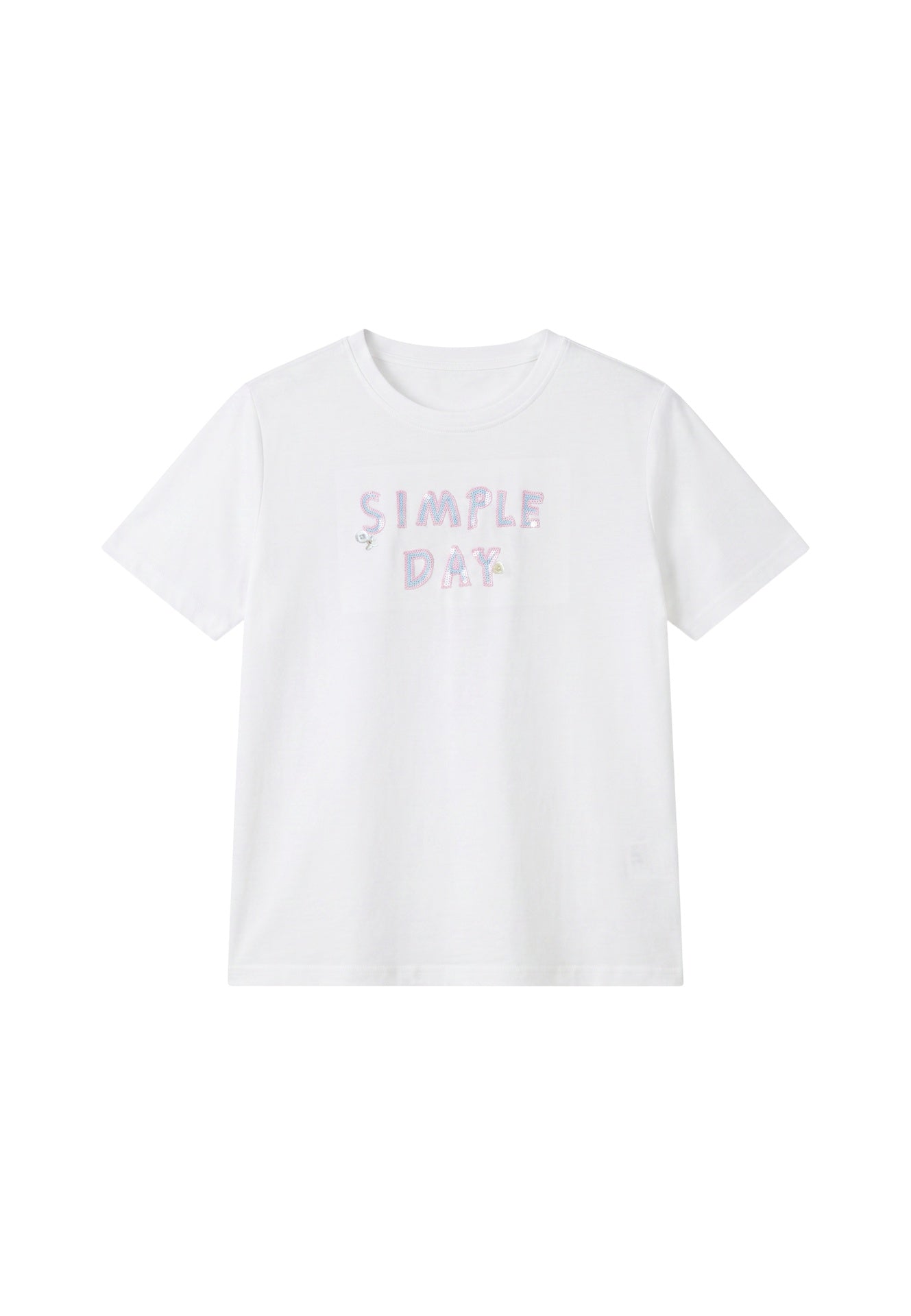 T-shirt in 83,4% Cotone 16,6% Poliammide Blu